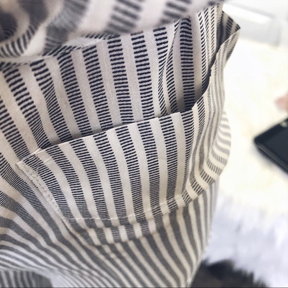 Striped Cami Jumpsuit Button Front Tie Waist - Picture 4 of 6